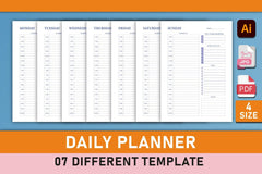 Daily Planner - CraftNest - Digital Crafting and Art