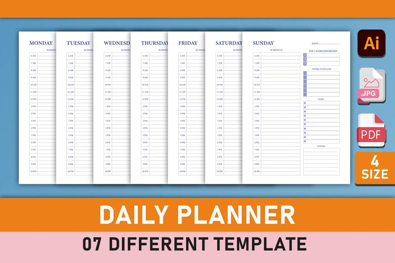 Daily Planner - CraftNest - Digital Crafting and Art