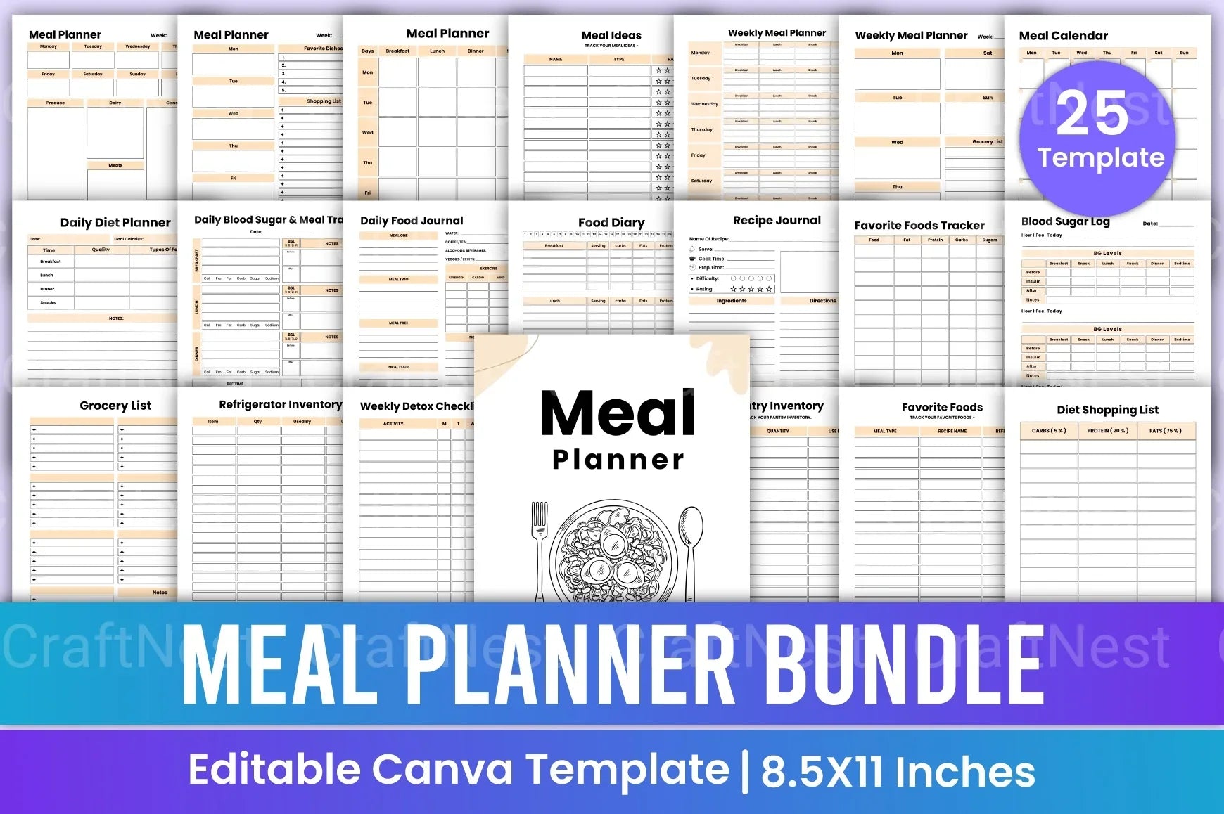Ultimate Meal Planner Guide - CraftNest - Digital Crafting and Art