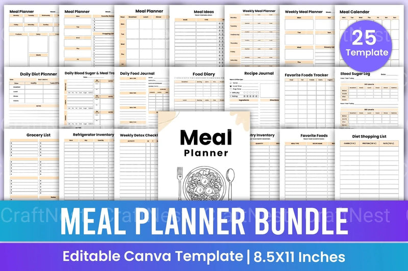 Ultimate Meal Planner Guide - CraftNest - Digital Crafting and Art