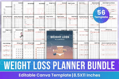 Weight Loss Planner - CraftNest - Digital Crafting and Art