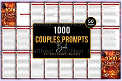 Couples Prompts Book for Deeper Connection - CraftNest - Digital Crafting and Art