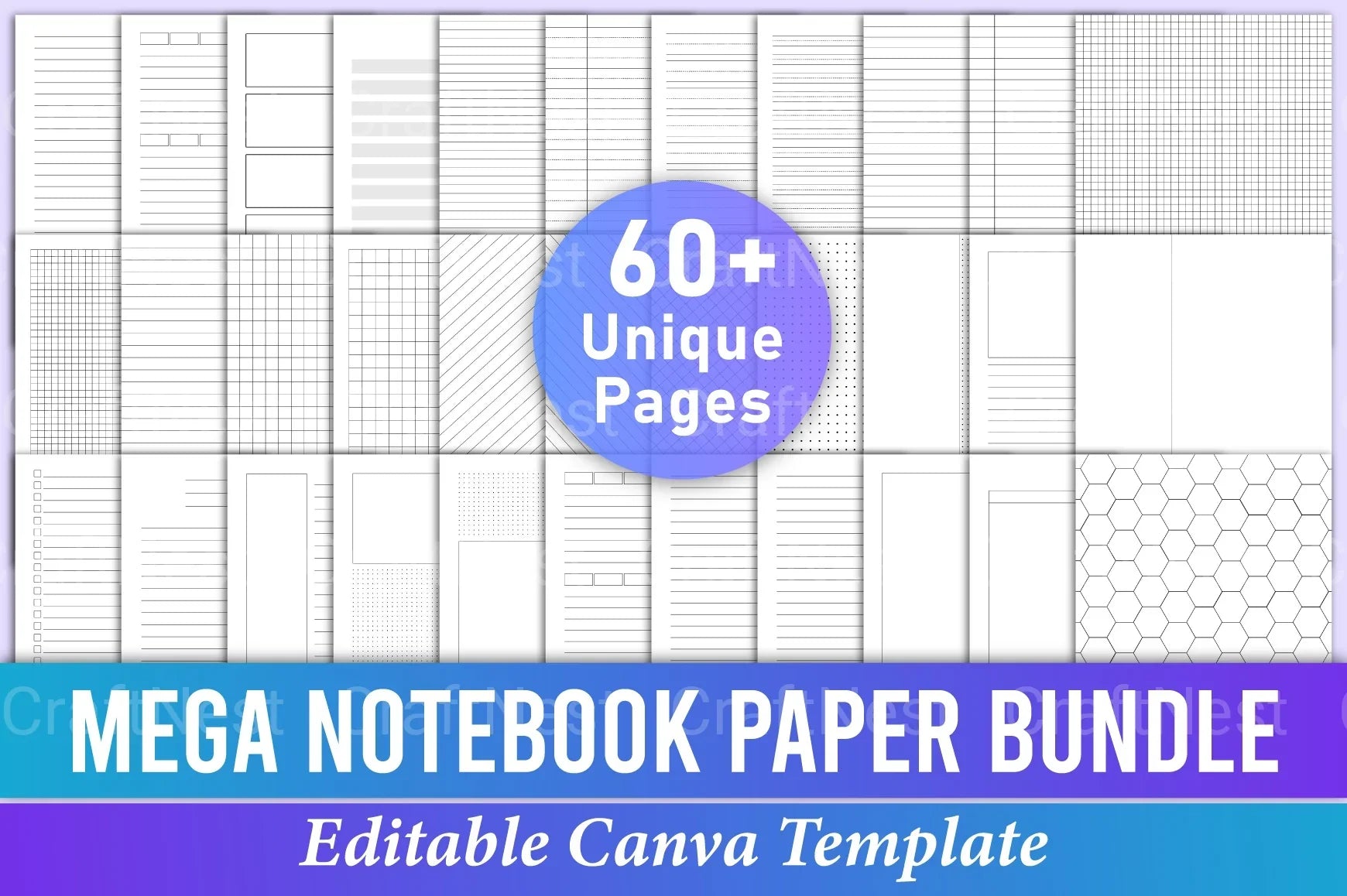 Mega Notebook 01344 - CraftNest - Digital Crafting and Art
