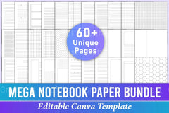 Mega Notebook 01344 - CraftNest - Digital Crafting and Art