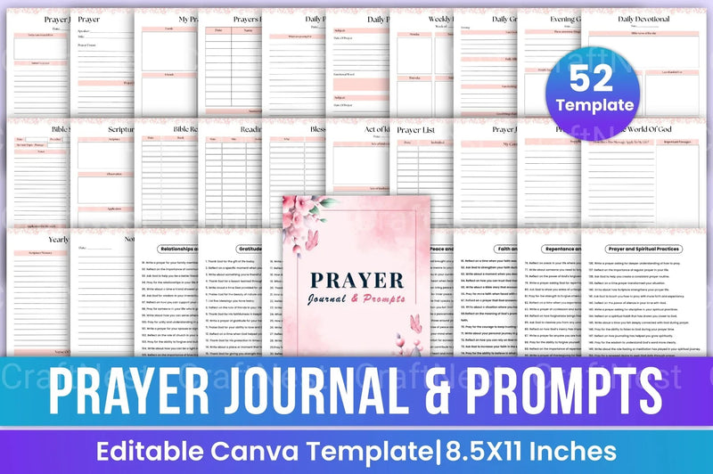 Prayer Prompts for Spiritual Growth - CraftNest - Digital Crafting and Art