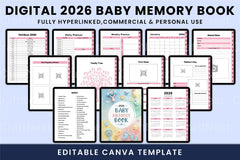 Baby Memory Book: Cherish Every Milestone - CraftNest - Digital Crafting and Art