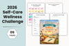 Day Self-Care Wellness Challenge Planner