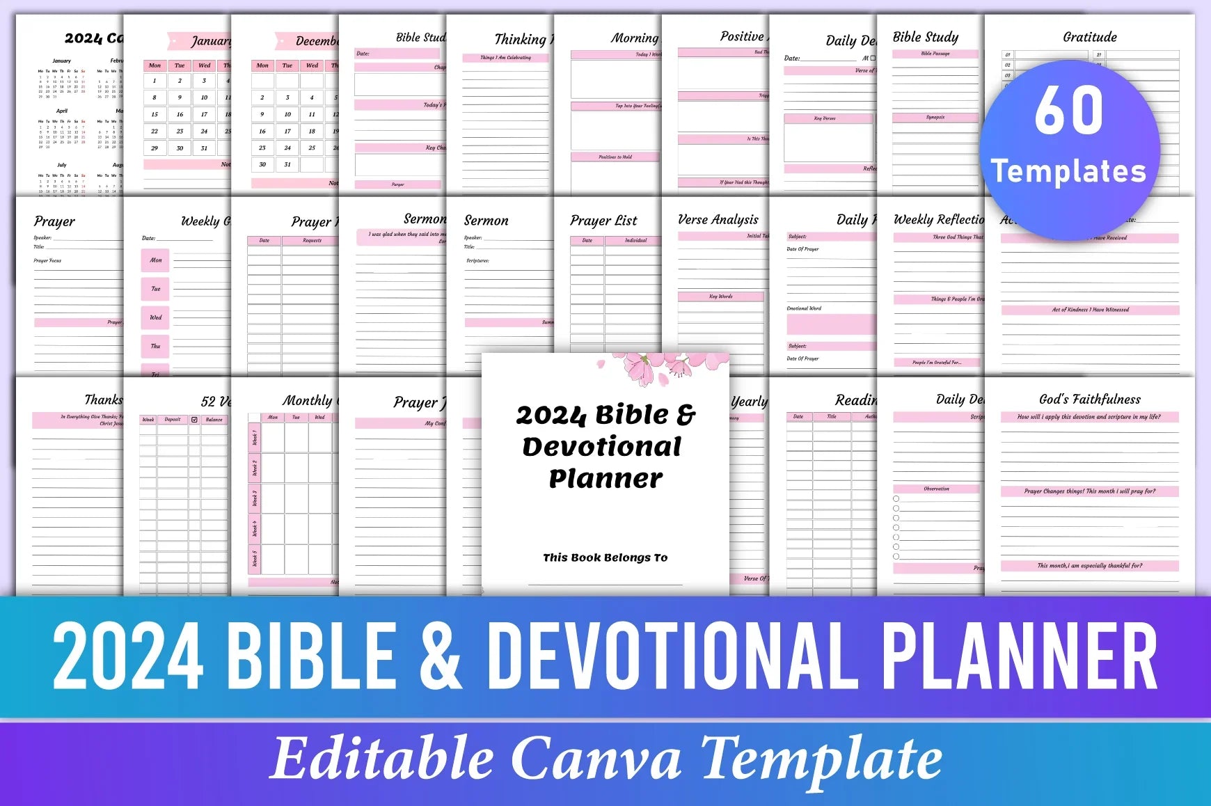 Bible Devotional Planner - 100 Planner - CraftNest - Digital Crafting and Art