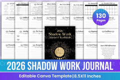 Shadow Work Workbook Guide - CraftNest - Digital Crafting and Art