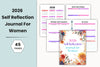 Self Reflection Journal for Women