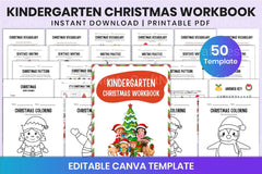 Kindergarten Christmas Workbook - CraftNest - Digital Crafting and Art