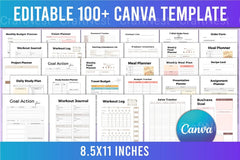 Editable Canva Template Collection - CraftNest - Digital Crafting and Art