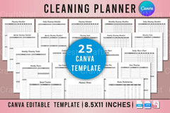 Ultimate Cleaning Planner for Organized Living - CraftNest - Digital Crafting and Art