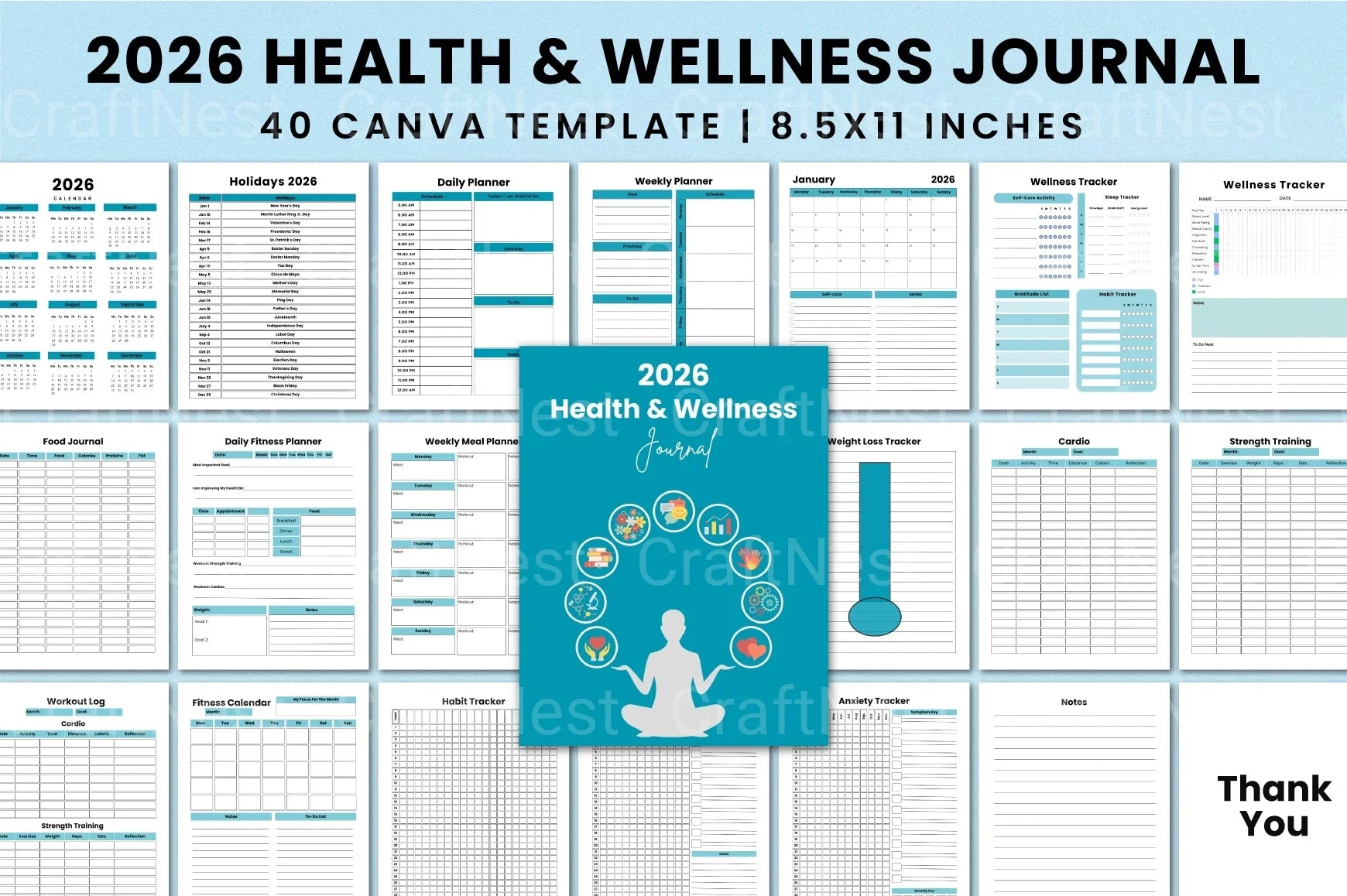 Health and Wellness Guide - CraftNest - Digital Crafting and Art