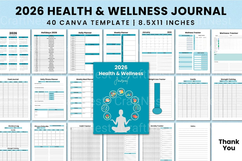 Health and Wellness Guide - CraftNest - Digital Crafting and Art