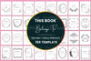 This Book Belongs To: Personalized Bookplate Design
