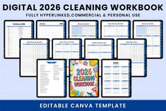 Cleaning Workbook Guide - CraftNest - Digital Crafting and Art