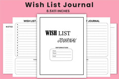 Wish List Planner - CraftNest - Digital Crafting and Art