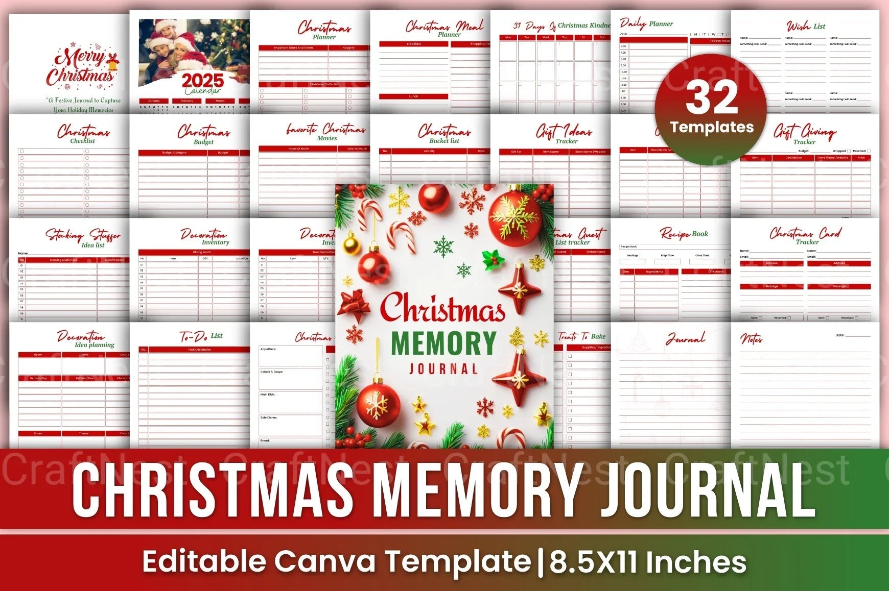 Christmas Memory Collection - CraftNest - Digital Crafting and Art