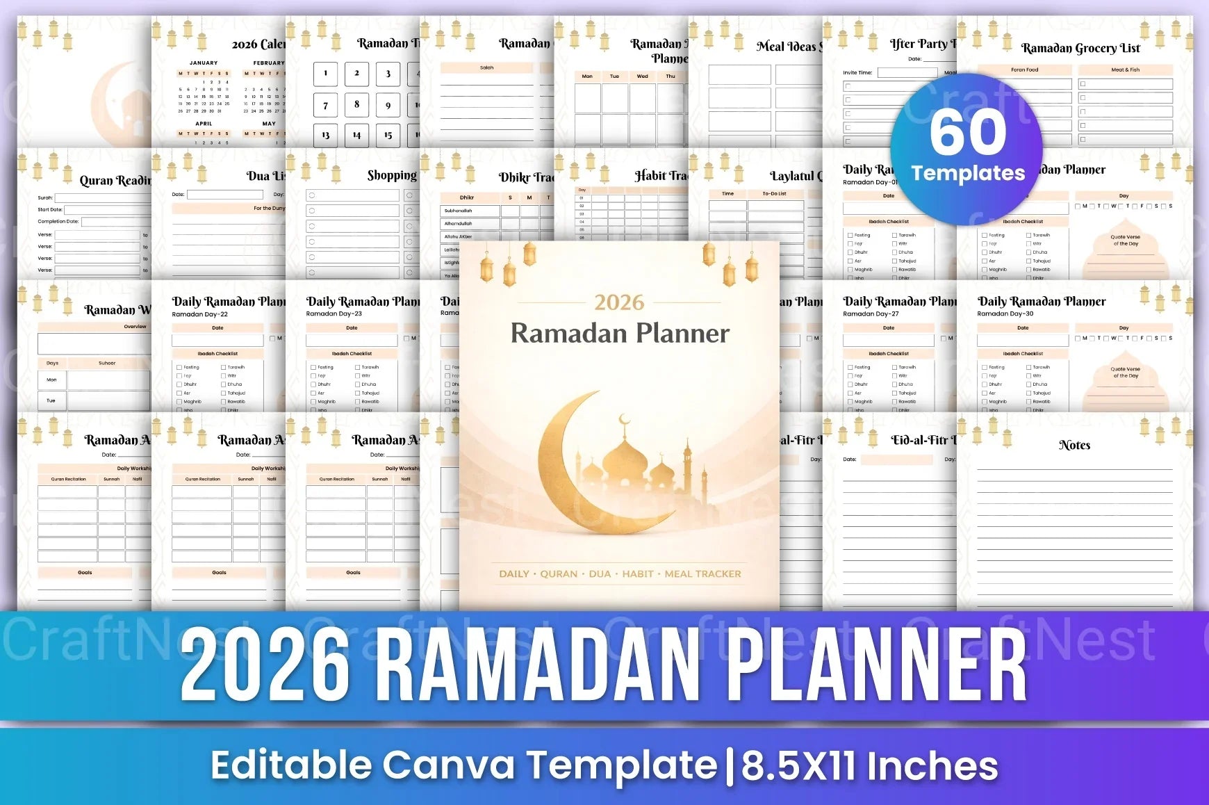 Ultimate Ramadan Planner for 2024 - CraftNest - Digital Crafting and Art