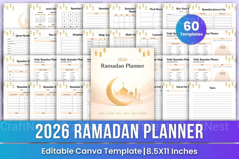 Ultimate Ramadan Planner for 2024 - CraftNest - Digital Crafting and Art