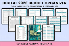 Budget Organizer Planner - CraftNest - Digital Crafting and Art