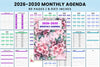 Monthly Agenda Planner