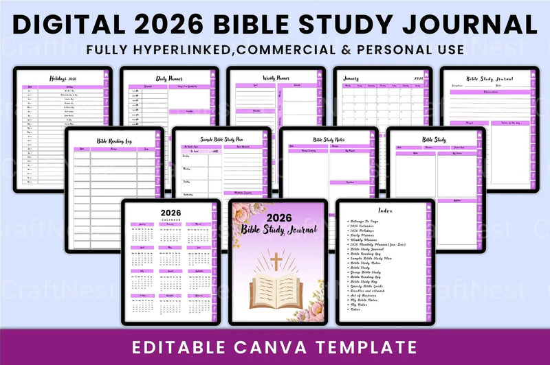 Bible Study Guide - CraftNest - Digital Crafting and Art