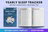 Yearly Sleep Tracker Planner