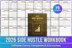 Side Hustle Workbook: Boost Your Income - CraftNest - Digital Crafting and Art