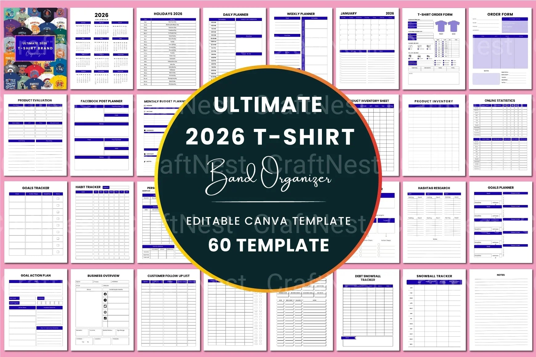 Ultimate Shirt Brand Organizer - CraftNest - Digital Crafting and Art