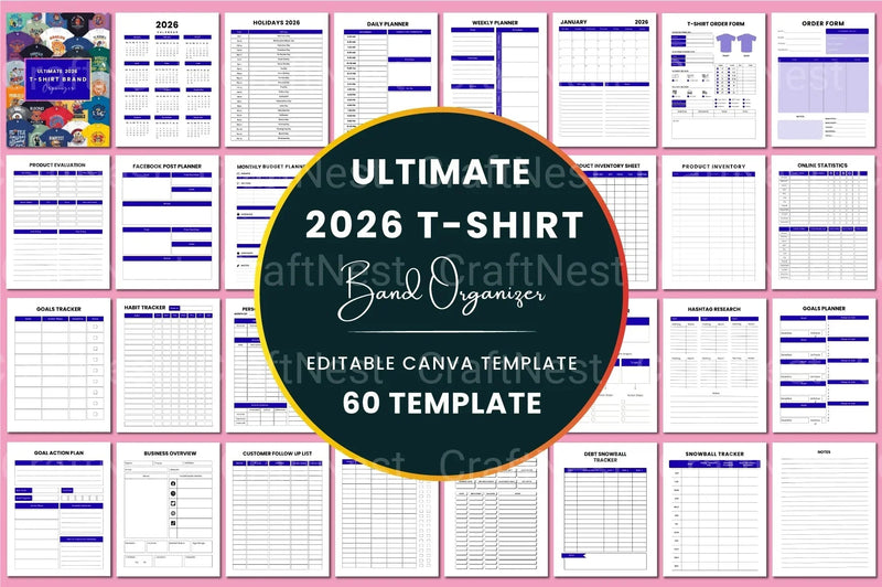 Ultimate Shirt Brand Organizer - CraftNest - Digital Crafting and Art
