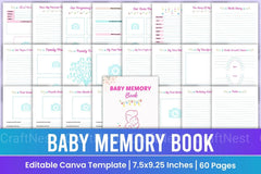 Baby Memory Book: Capture Precious Moments - CraftNest - Digital Crafting and Art