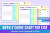 Weekly Chore Chart for Kids