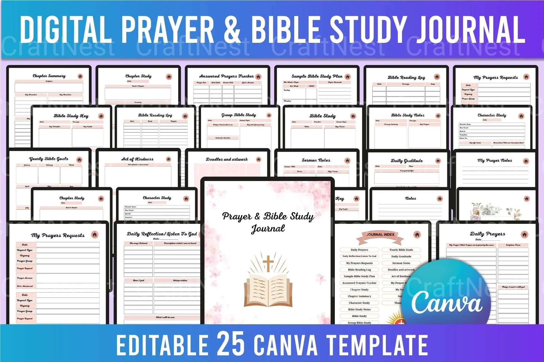 Prayer Bible Guide - CraftNest - Digital Crafting and Art