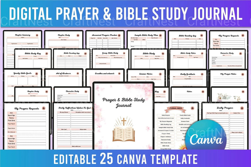 Prayer Bible Guide - CraftNest - Digital Crafting and Art