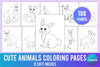 Cute Animals Coloring Book