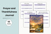 Prayer and Thankfulness Journal