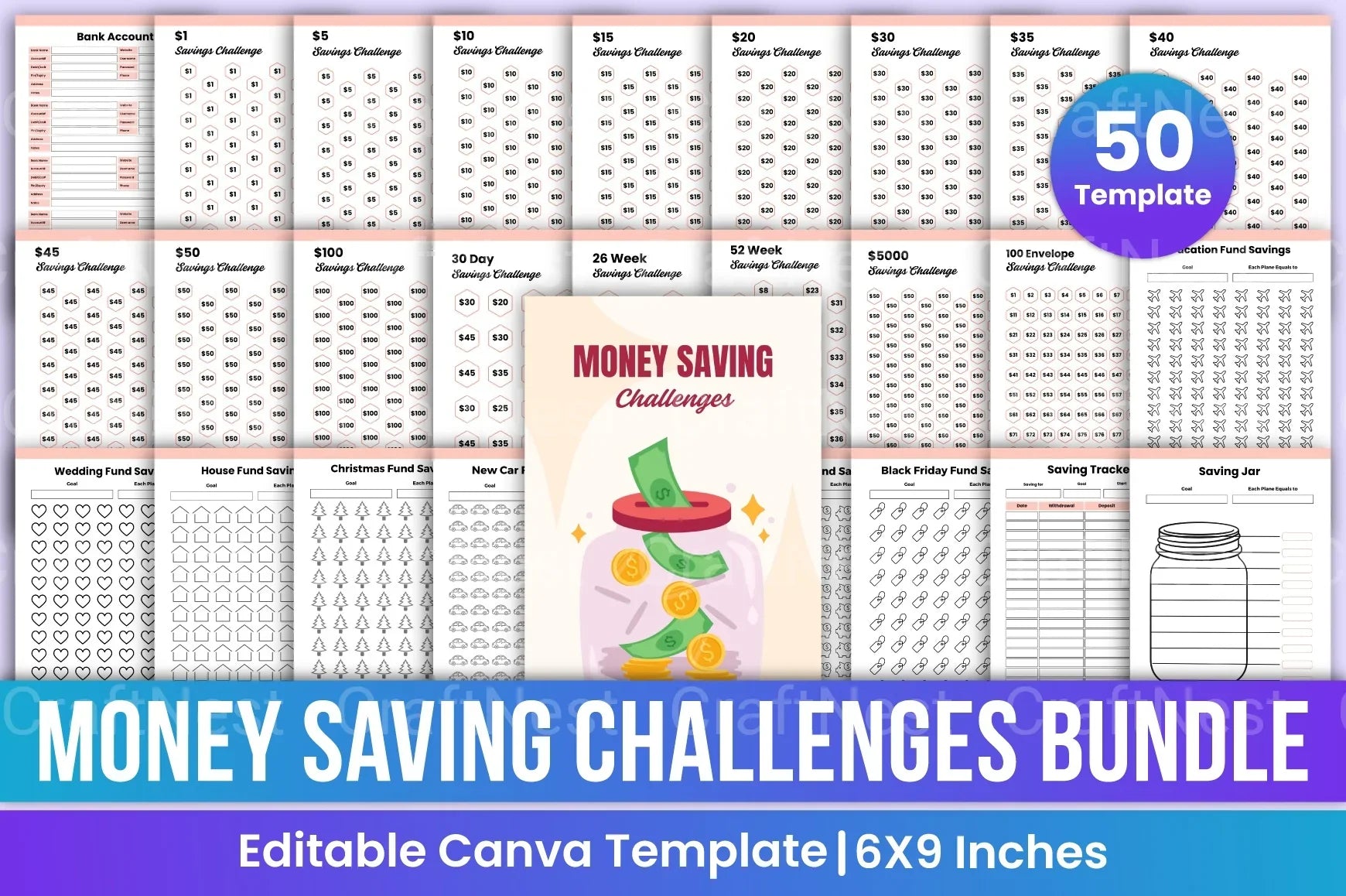 Top Money Saving Challenges to Boost Your Savings - CraftNest - Digital Crafting and Art
