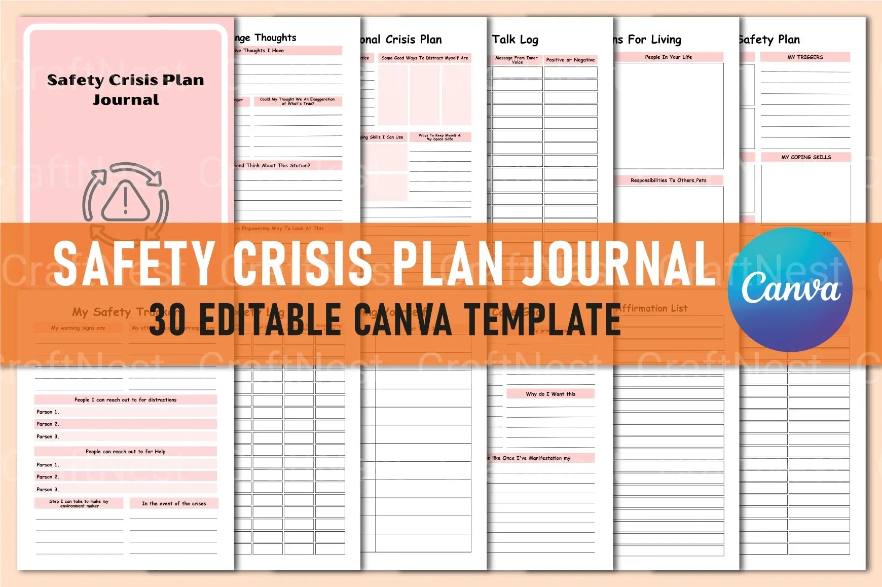 Safety Crisis Plan Guide - CraftNest - Digital Crafting and Art