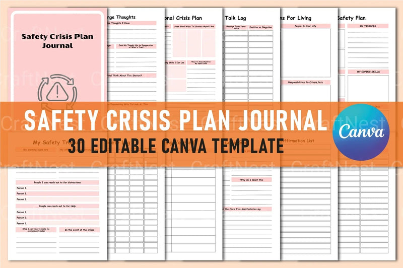 Safety Crisis Plan Guide - CraftNest - Digital Crafting and Art