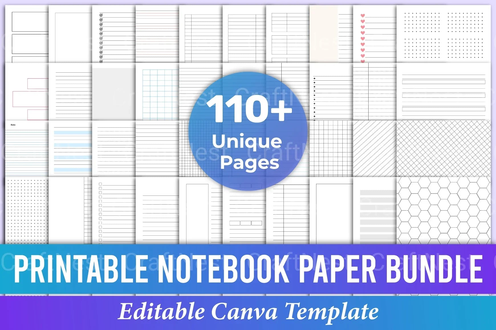 Stylish Notebook for Creative Ideas - CraftNest - Digital Crafting and Art