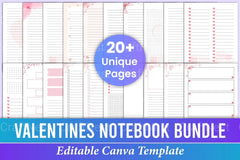 Valentine's Day Notebook - CraftNest - Digital Crafting and Art
