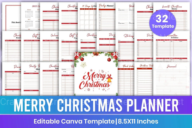Christmas Planner Guide - CraftNest - Digital Crafting and Art
