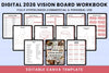 Vision Board Workbook for Goal Setting and Inspiration