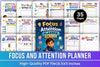 Focus And Attention For Kids Planner