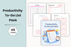 Productivity To-Do List Planner