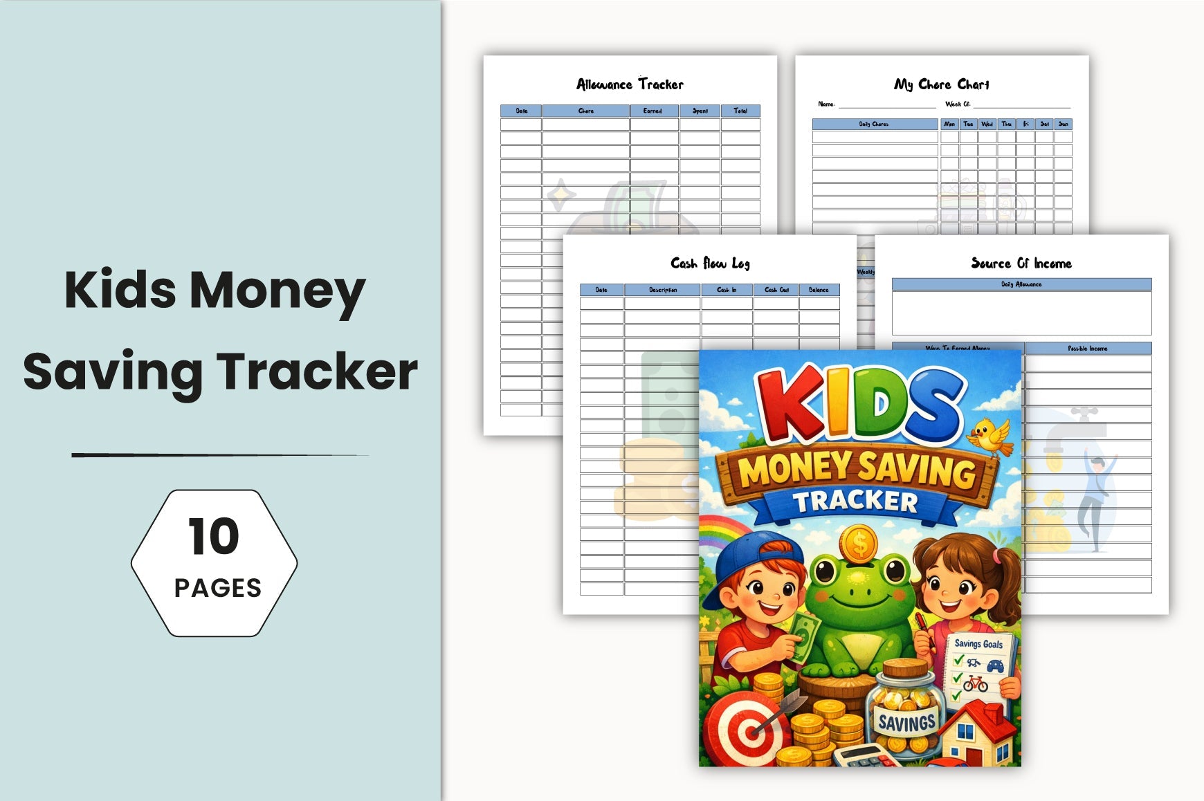 Kids Money Saving Planner