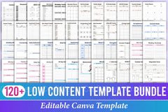 Low Content Template for Creative Projects - CraftNest - Digital Crafting and Art