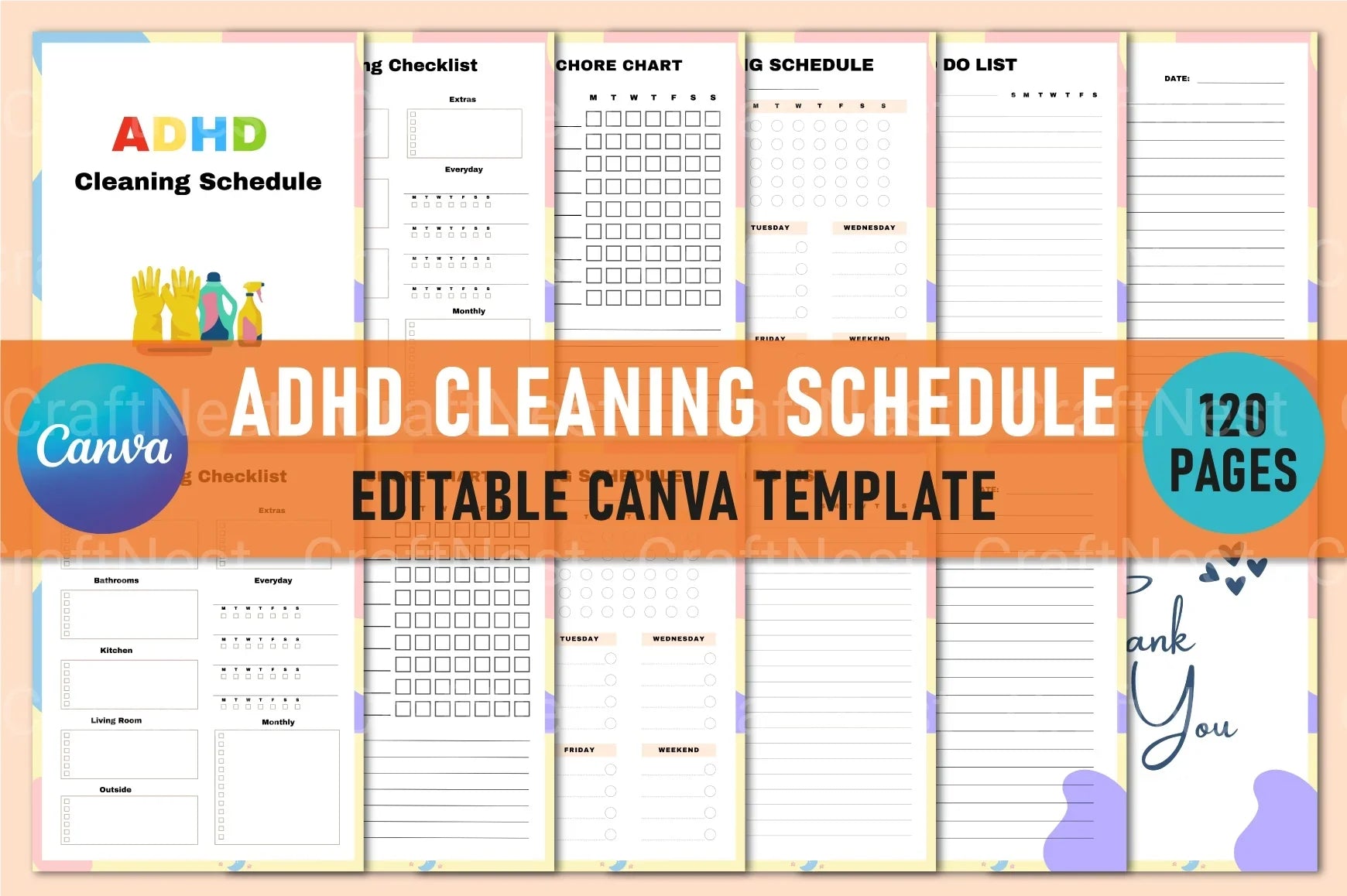 Effective ADHD Cleaning Schedule for Better Organization - CraftNest - Digital Crafting and Art